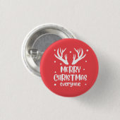 Badge Rond 2,50 Cm Joyeux Noël à tous (Devant & derrière)
