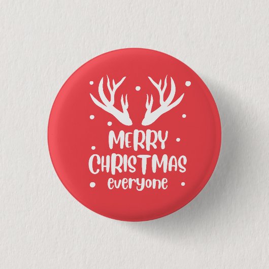 Badge Rond 2,50 Cm Joyeux Noël à tous (Devant)