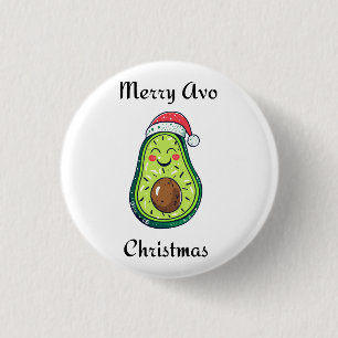 Badge Rond 2,50 Cm Joyeux Noël Avo