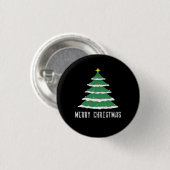 Badge Rond 2,50 Cm Joyeux Noël Classique (Devant & derrière)