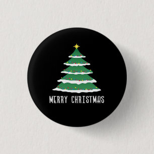 Badge Rond 2,50 Cm Joyeux Noël Classique