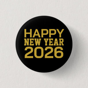 Badge Rond 2,50 Cm Joyeux Nouvel An 2026 T-Shirt