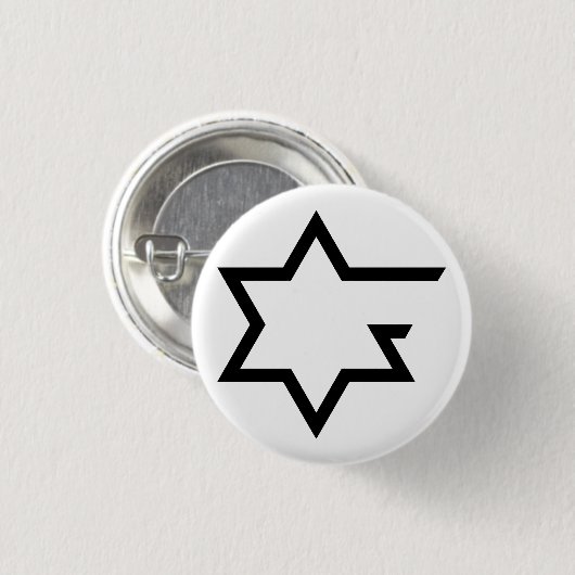 Badge Rond 2,50 Cm Judaïsme d'Open Source (Devant & derrière)