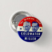 Badge Rond 2,50 Cm Jugate de Goldwater-Miller - bouton (Devant & derrière)