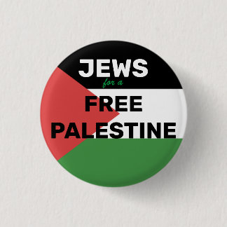 BADGE ROND 2,50 CM JUIFS POUR UN DRAPEAU PALESTINE GRATUIT ROUGE NOIR