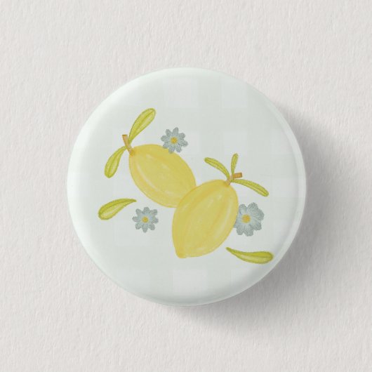 Badge Rond 2,50 Cm Jus de citron (Devant)