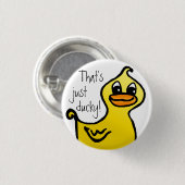 Badge Rond 2,50 Cm Juste mignon ! (Devant & derrière)