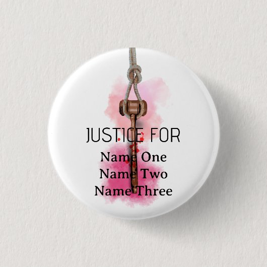 Badge Rond 2,50 Cm Justice pour tous (Devant)
