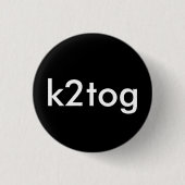 Badge Rond 2,50 Cm k2tog (Devant)