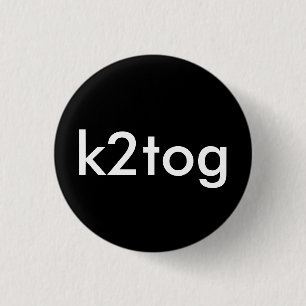 Badge Rond 2,50 Cm k2tog