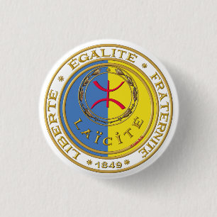 Badge Rond 2,50 Cm kabylie laïcité
