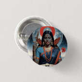 Badge Rond 2,50 Cm Kali sacrée (Devant & derrière)