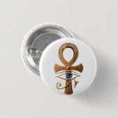 Badge Rond 2,50 Cm kaliraarts design key to life (Devant & derrière)