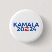 Badge Rond 2,50 Cm Kamala 2024 (Devant)