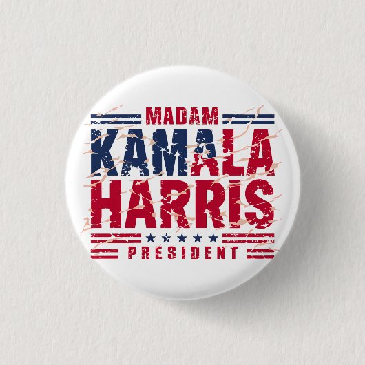 Badge Rond 2,50 Cm Kamala Harris (Devant)