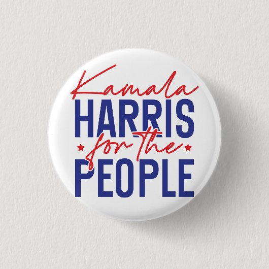 Badge Rond 2,50 Cm Kamala Harris (Devant)