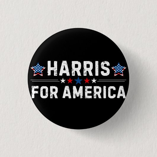Badge Rond 2,50 Cm Kamala Harris (Devant)