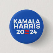 Badge Rond 2,50 Cm Kamala Harris 2024 (Devant)
