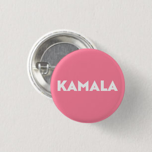Badge Rond 2,50 Cm kamala moderne typographie audacieuse minimaliste 