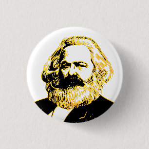 Badge Rond 2,50 Cm Karl Marx