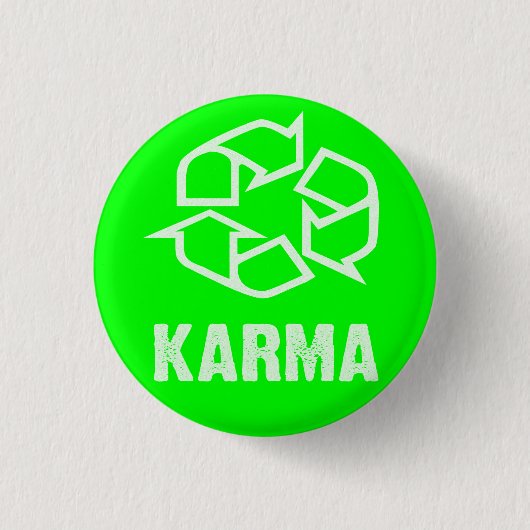 Badge Rond 2,50 Cm karma réutilisé (Devant)
