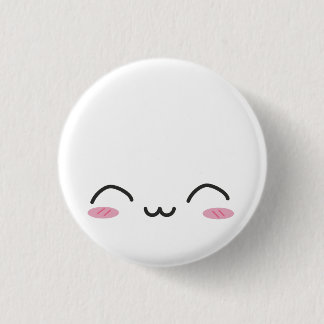 Badge Rond 2,50 Cm Kawaii fait face