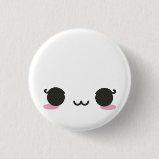 Badge Rond 2,50 Cm Kawaii fait face