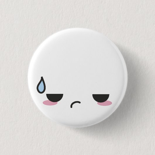 Badge Rond 2,50 Cm Kawaii fait face (Devant)