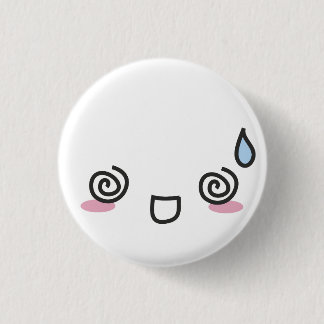 Badge Rond 2,50 Cm Kawaii fait face