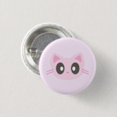 Badge Rond 2,50 Cm kawaii kitty (Devant & derrière)