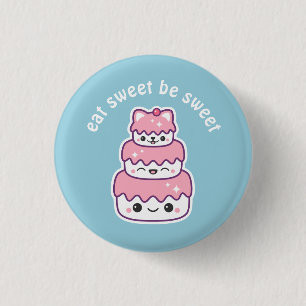 Badge Rond 2,50 Cm Kawaii Kitty Cat Cat