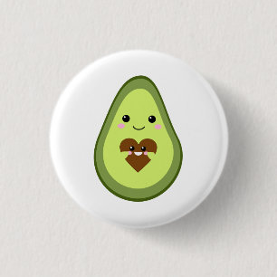 Badge Rond 2,50 Cm Kawaii Pregnant Avocado Cute Mom Motherhood Baby