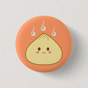 Badge Rond 2,50 Cm Kawaii "SioPao" Meatbun