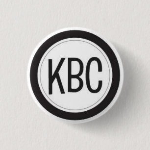 Badge Rond 2,50 Cm KBC - Bouton de club de bento de Kawaii