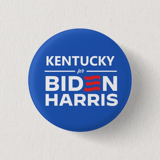 Badge Rond 2,50 Cm Kentucky pour Biden Harris (Devant)