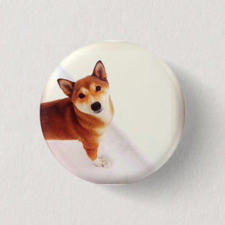 Badge Rond 2,50 Cm Kiki le bouton du sac à dos de Shiba