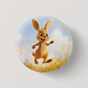 Badge Rond 2,50 Cm Kiki le lapin