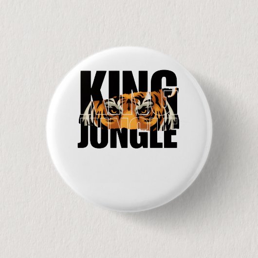 Badge Rond 2,50 Cm King of the Jungle (Devant)