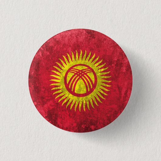 Badge Rond 2,50 Cm Kirghizistan (Devant)