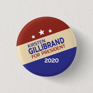 Badge Rond 2,50 Cm Kirsten Gillibrand pour le président 2020