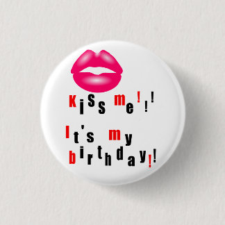 Badge Rond 2,50 Cm kiss