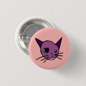 Badge Rond 2,50 Cm Kitty (Devant & derrière)