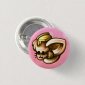 Badge Rond 2,50 Cm KittyLoafDinnerRoll (Devant & derrière)