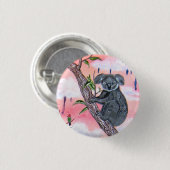 Badge Rond 2,50 Cm Koala (Devant & derrière)