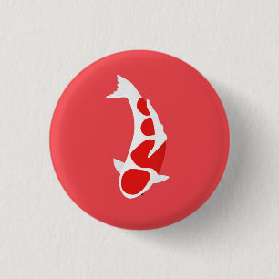 Badge Rond 2,50 Cm Koi