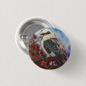 Badge Rond 2,50 Cm kookaburra (Devant & derrière)