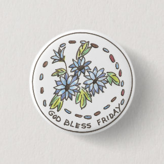 Badge Rond 2,50 Cm Korenbloem