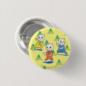 Badge Rond 2,50 Cm Kung Fu Cats Round Button, Small, 1¼ Inch Button (Devant & derrière)