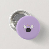 Badge Rond 2,50 Cm La brosse de sorcière (Devant & derrière)