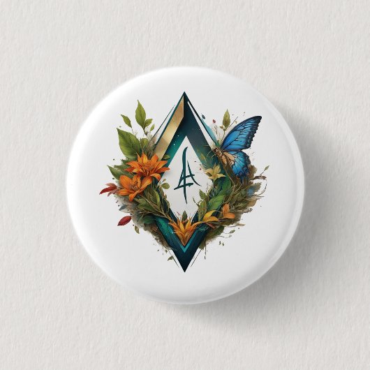 Badge Rond 2,50 Cm la chanson forestière-2 (Devant)